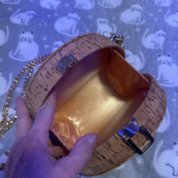 Alessia Round Cork Crossbody Bag - Picture 5 of 5